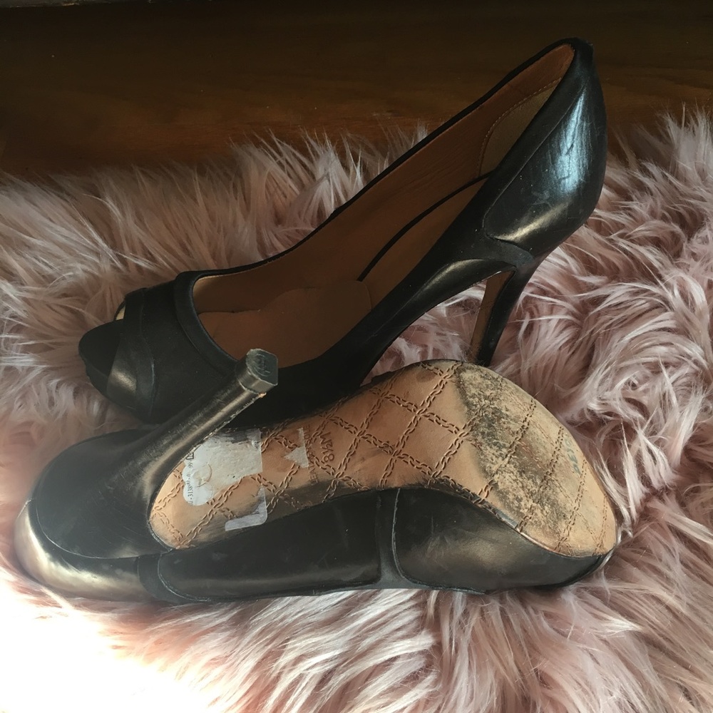 L.A.M.B black heels